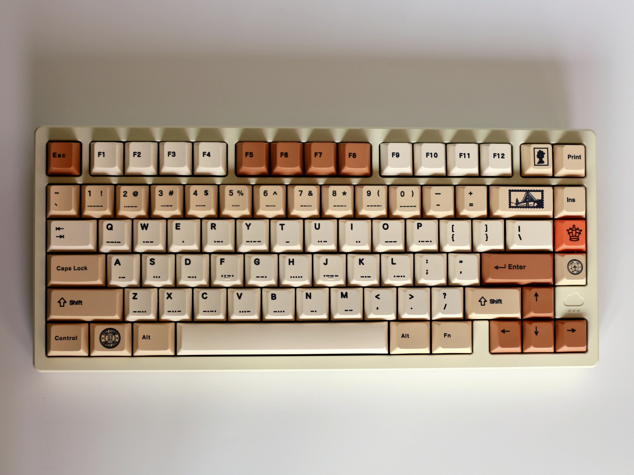 여행 키캡 타이핑 환경